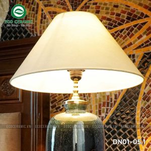 Đèn ngủ để bàn gốm sứ hỏa biến Hỏa Thạch Kim Sa 5 Đèn ngủ để bàn gốm sứ cao cấp hỏa biến Hỏa Thạch Kim Sa