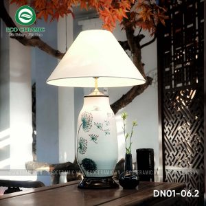 Đèn ngủ để bàn gốm sứ Bồ Công Anh dáng cao 2 Đèn ngủ để bàn gốm sứ Bồ Công Anh dáng cao