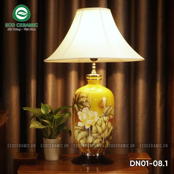 Điểm danh mẫu đèn ngủ Tân Cổ Điển gốm sứ sang trọng 7 DN01 08.11