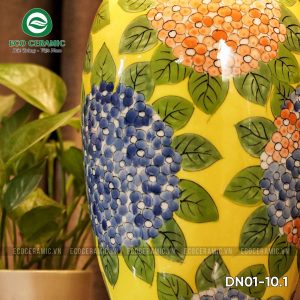 Đèn ngủ để bàn gốm sứ cao cấp Cẩm Tú Cầu 5 Đèn ngủ để bàn gốm sứ cao cấp Cẩm Tú Cầu