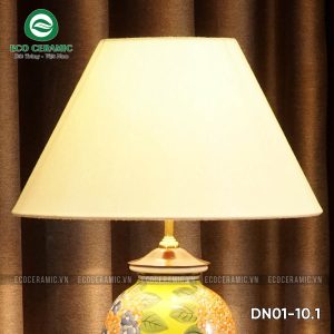 Đèn ngủ để bàn gốm sứ cao cấp Cẩm Tú Cầu 3 Đèn ngủ để bàn gốm sứ cao cấp Cẩm Tú Cầu
