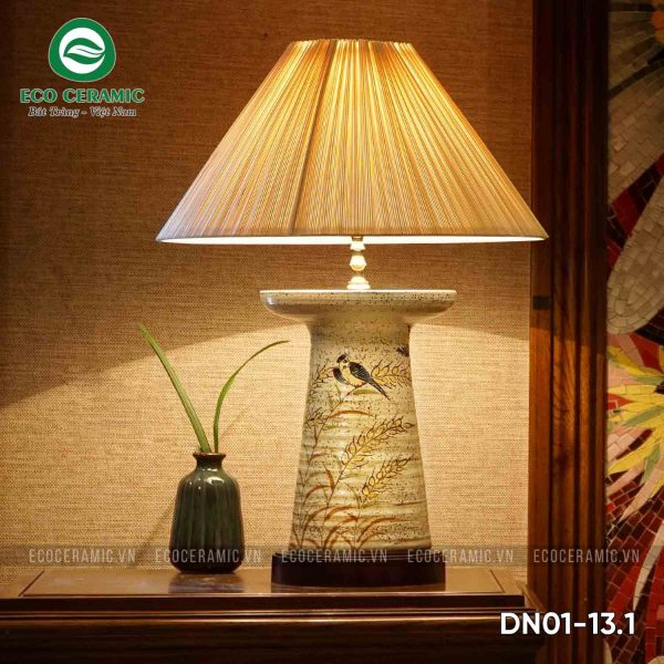 Ưu điểm của đèn ngủ để bàn chân gỗ gốm sứ Bát Tràng 7 đèn ngủ để bàn chân gỗ đẹp rẻ