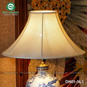 Đèn ngủ để bàn gốm sứ cao cấp Đào Hoa Phú Quý 3 Đèn ngủ để bàn gốm sứ cao cấp Đào Hoa Phú Quý