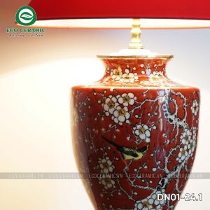 Đèn ngủ để bàn gốm sứ cao cấp Yến Uyển như xuân 2 Đèn ngủ để bàn gốm sứ cao cấp Yến Uyển như xuân