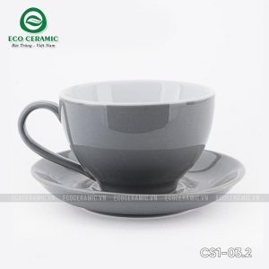 bo ly su uong cafe cappuccino 250ml ghi