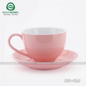 bo ly su uong cafe cappuccino dang cao 220ml hong