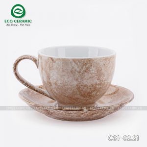 bo ly su uong cafe cappuccino dang cao 220ml van da nau