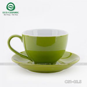 bo ly su uong cafe cappuccino dang cao 220ml xanh com