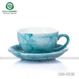 bo ly su uong cafe cappuccino dang thap 220ml van da cabe