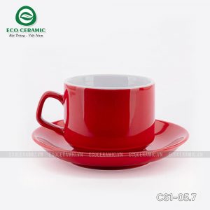 bo ly su uong cafe cappuccino my nhat 250ml do