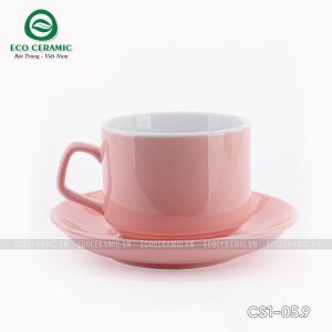 bo ly su uong cafe cappuccino my nhat 250ml hong