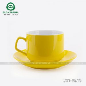 bo ly su uong cafe cappuccino my nhat 250ml vang