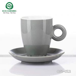 bo ly su uong cafe latte quai tron 330ml ghi