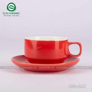 bo ly su uong cafe quai vuong 150ml do