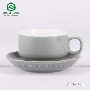 bo ly su uong cafe quai vuong 150ml ghi