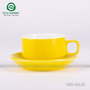 bo ly su uong cafe quai vuong 150ml vang