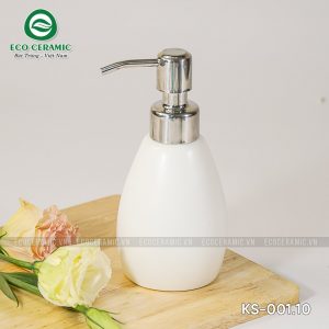 chai dung dau goi sua tam su dang bau men trang