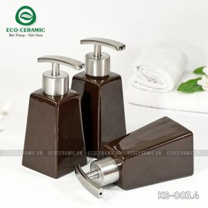 chai dung dau goi sua tam su dang thap men nau