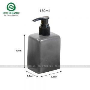 kich thuoc chai dung dau goi sua tam su dang chu nhat nho