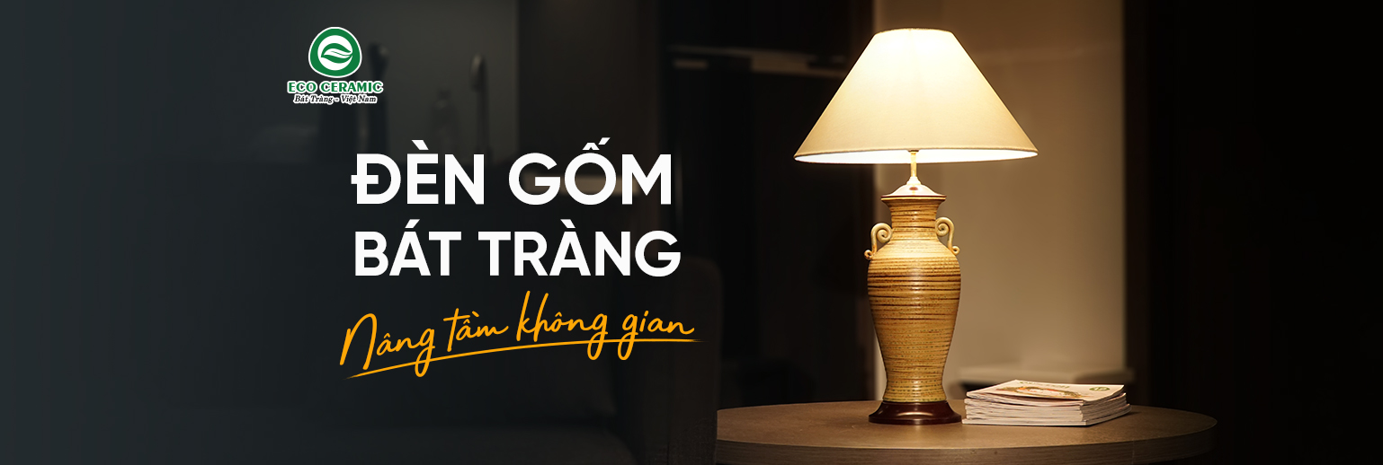 đèn gốm bát tràng
